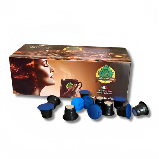 Cafés en Capsule compatible Nespresso - blue 100 capsules - café