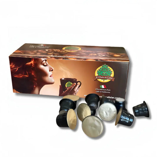 Cafés en Capsule compatible Nespresso - Oro 100 capsules - café