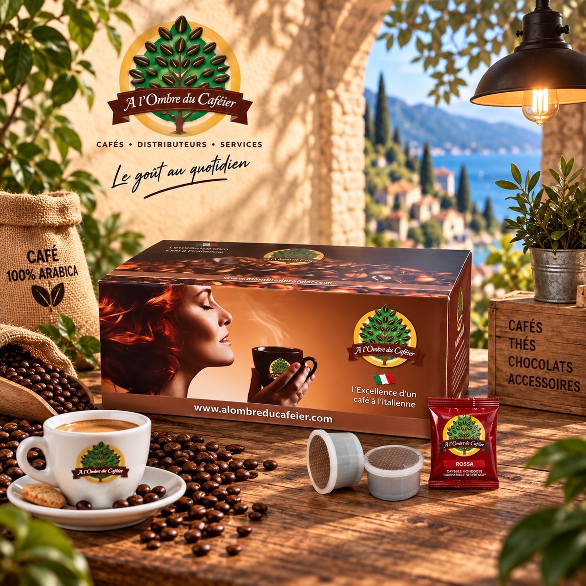 Cafés en Capsule FAP - ROSSA 100 capsules