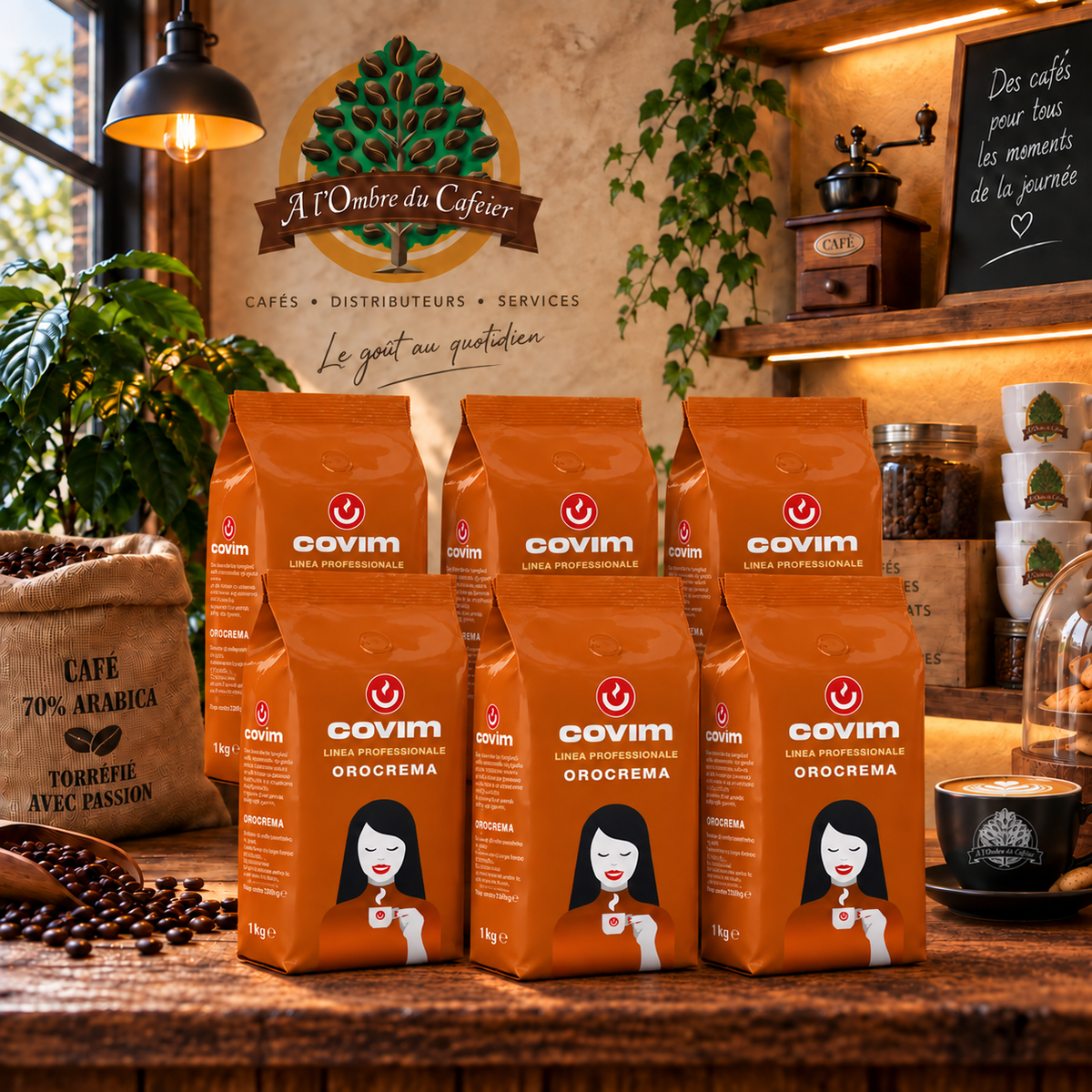 Café en Grains Covim Orocrema 6 kg