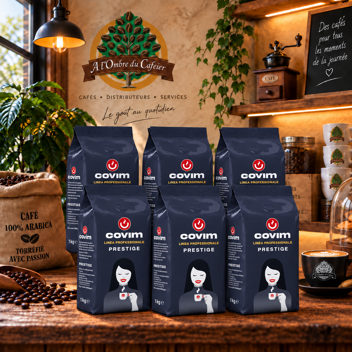 Café en Grains Covim Prestige 6 Kg