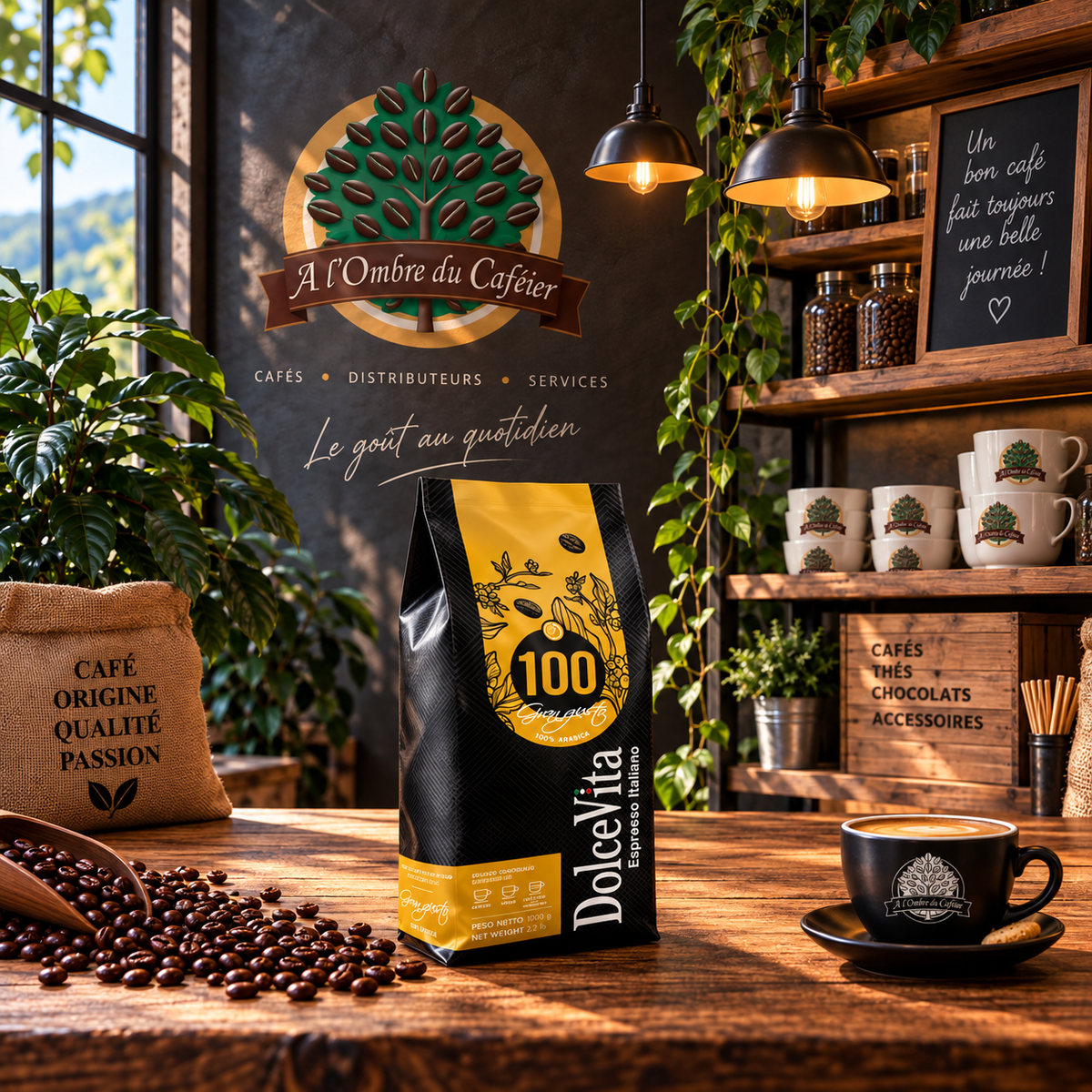 Café en Grains Dolce Vita Gran Gusto 1Kg