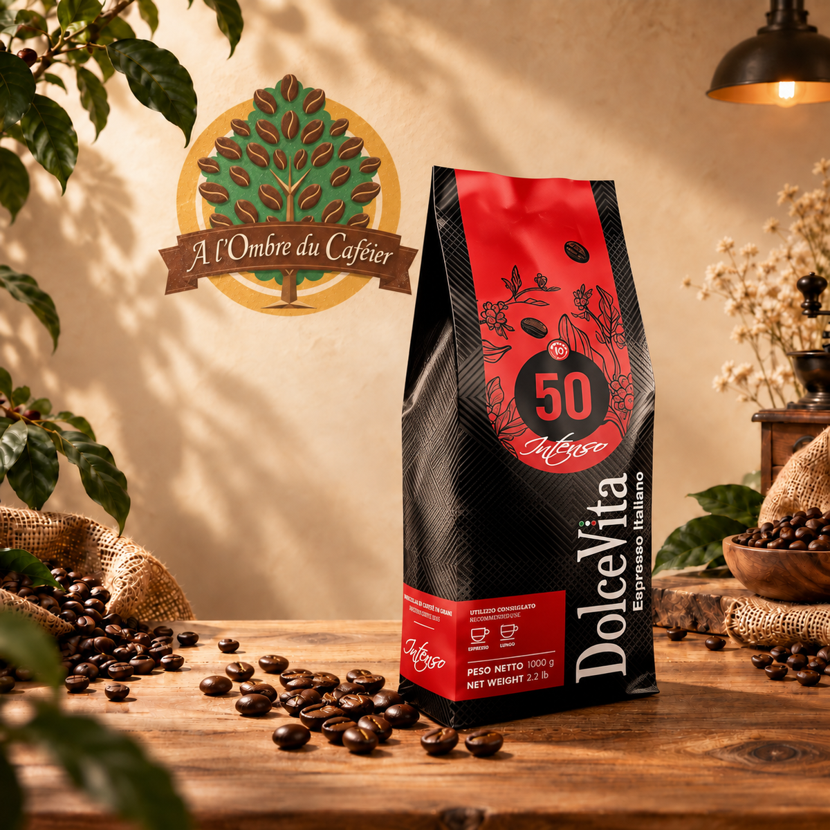 Café en Grains Dolce Vita Intenso 1Kg