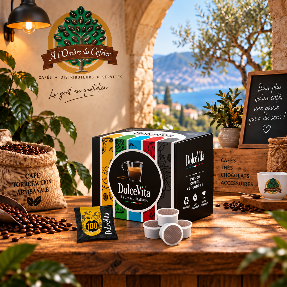 Cafés en Capsule FAP - Dolce Vita Gran Gusto 100 capsules