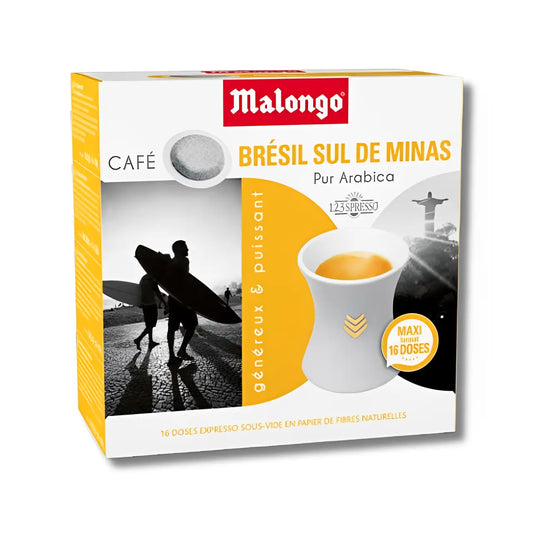 Brésil Malongo - 16 doses - café