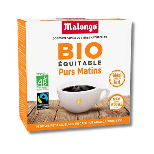 Malongo Purs Matins - 16 doses - café